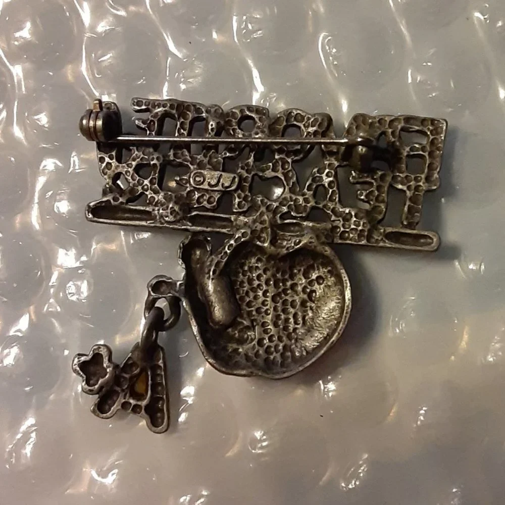 Favorite Teacher Signed Brooch